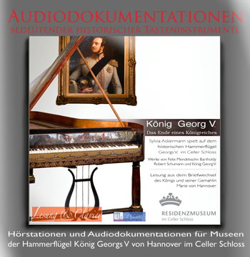 Audiodokumentation Hörstation Audio CD historischer Tasteninstrumente Tafelklavier Harpsichord Cembalo Spinett Hammerflügel Squarepiano Grand historisch