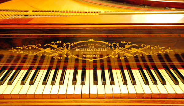 Liszt-Boisselot-Flügel von 1844 im Claviersalon  Hammerflügel Hammerklavier Liszt Weimar historische Tasteninstrumente Boisselot&Fils Marseille Erard Pleyel