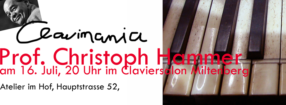 Konzert mit Christoph Hammer am Hammerflügel von Conrad Graf, Wien 1839