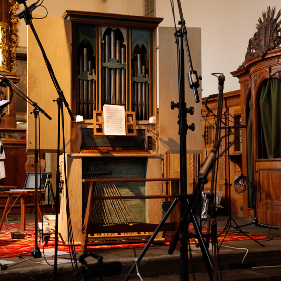 Prozessionsorgel-Aufnahme