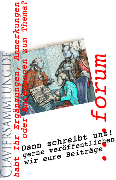 forum- Claviersammlung historische Tasteninstrumente Tafelklaviere Hammerflügel Hammerklavier Clavier Squarepiano Orphika